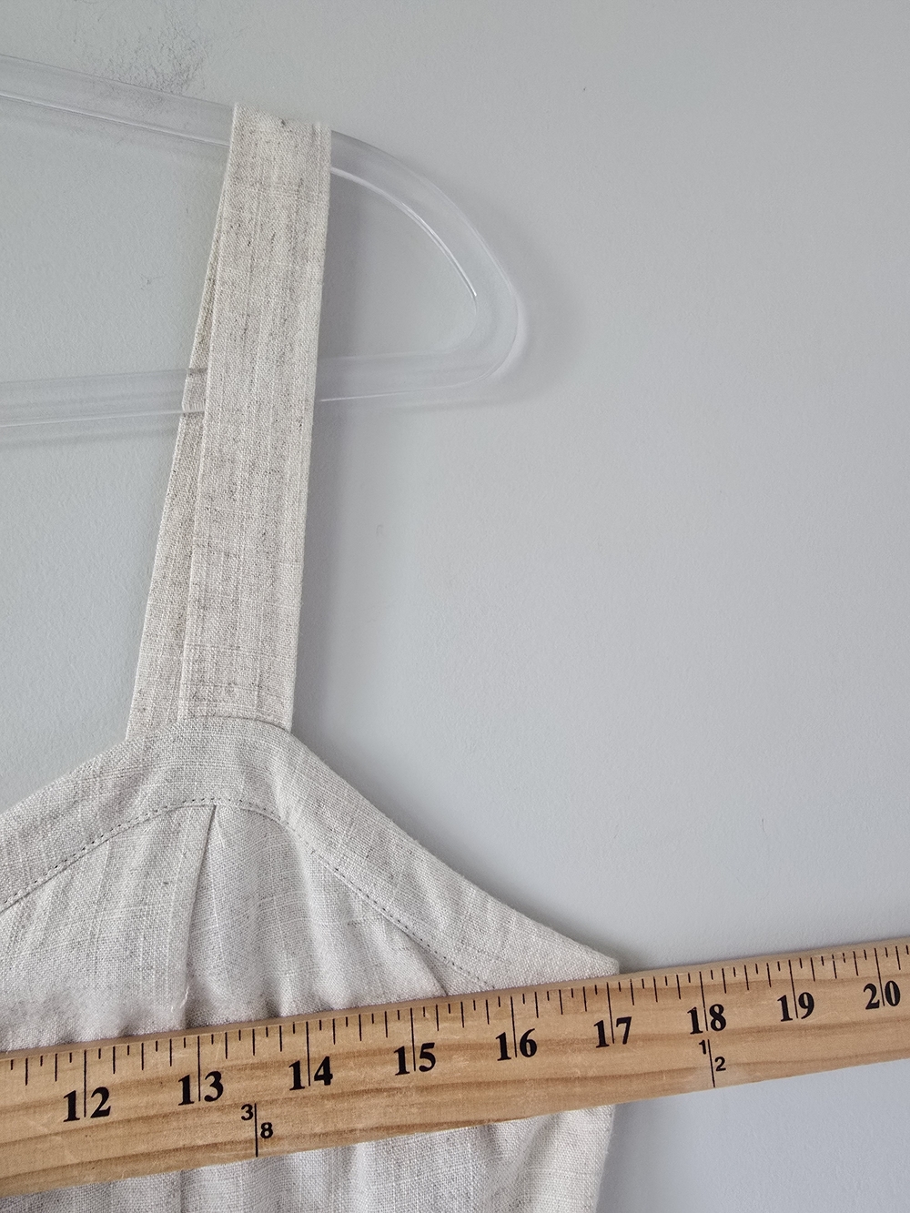 NWT Lucky Brand Linen Tiered Smocked Midi Dress M Beige Cream - Picture 7 of 8